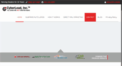Desktop Screenshot of cyberleadinc.com